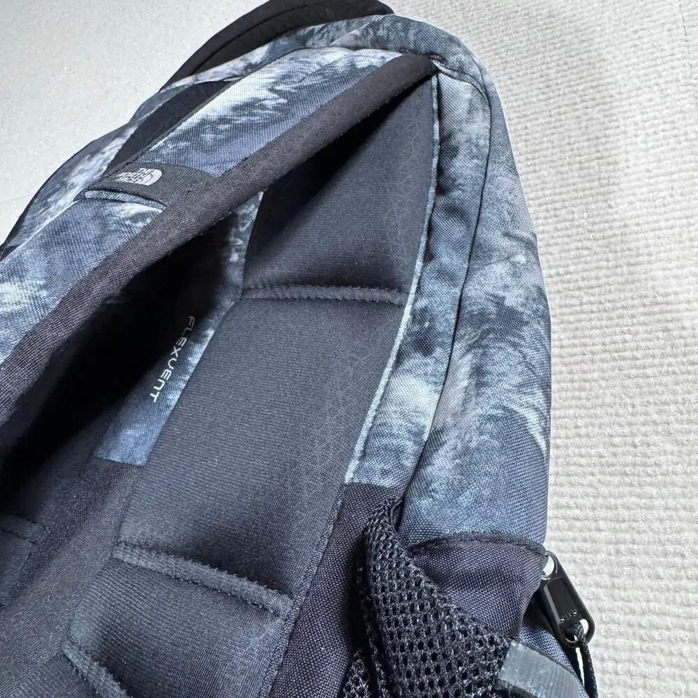 The North Face Jester Backpack Gray & White Tie Dye Marble Print SEE NOTE